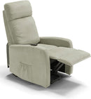 Poltrona Alzapersona Elettrica 2 Motori 67x75x110 cm in Tessuto Seattle Corda