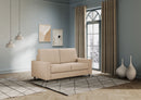 Divano 2 Posti 168x85x85 cm Sakar in Tessuto Beige