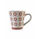 Set 4 Tazzine da Caffè con Piattino Ø6,5x6 cm in Gres VdE Tivoli 1996 Geometry