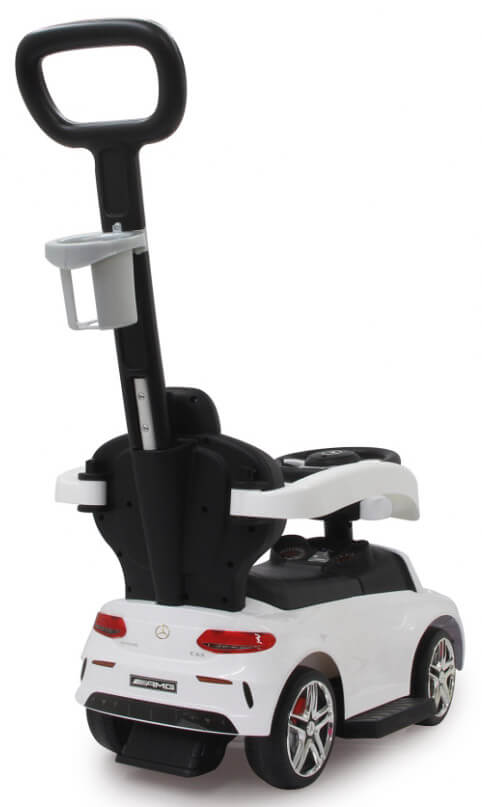 Macchina a Spinta per Bambini con Licenza Mercedes C63 AMG Push Car Bianca