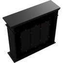 Camino a Bioetanolo da Pavimento 95x28x87 cm Flig San Diego Light Nero