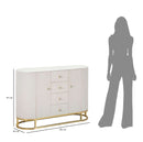 Mobile Montpellier Crema 120x40x85 cm in Ferro Legno 