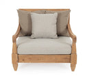 Poltrona 90x90x81h cm con Cuscini Bali Natural Fsc 