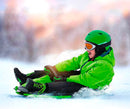 Bob Slittino da Neve 98x56x30 cm 2 Posti Stratos Rosa