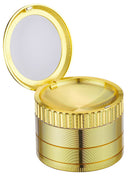 Grinder Ø50 mm 4 Livelli per Spezie Erbe e Tabacco Oro