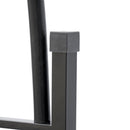 Arco da Giardino 153x40x210 cm In Metallo Nero