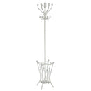 Appendiabiti a Stelo 30x30xh184 cm in Metallo Bianco