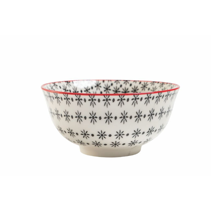 Set 4 Ciotole Ø11x5,5 cm 250 ml in Porcellana VdE Tivoli 1996 Confusion