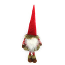 Pupazzo Gnomo in Tessuto con Led rosso cm 25x18xh72