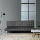 Divano Letto Clic Clac 180x64x70 cm in Similpelle Grigio