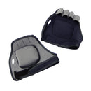Guanti in Neoprene con Pesi Regolabili max 1 Kg Antiscivolo Chiusura con Velcro Grigi