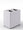 Pattumiera a 2 Scomparti Totale 48 L 48,5x33x49 cm con Contenitori Interni in Acciaio Verniciato Bianco