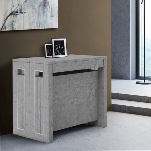 Consolle Allungabile 90x49/320x77 cm Transformer cemento prezzo