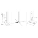 Doccia da Giardino Miscelatore Temporizzato e Lavapiedi Arkema Spring Plus Vari Colori