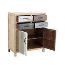 Mobile Alden 78x39x93 h cm in Legno Multicolor