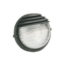 Lampada Applique Tonda Piccola Colore Nero per Esterno Linea Palpebra Sovil