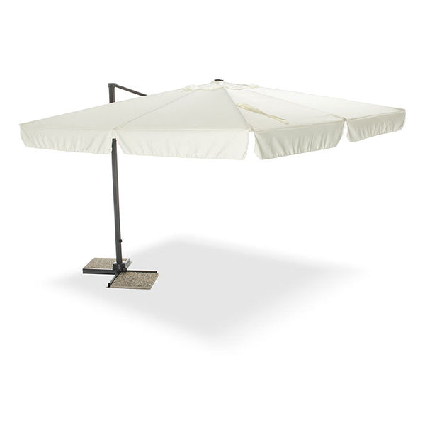 Parasol de Jardin Déporté Rectangulaire Décentralisé 3x4m avec Ouverture et Fermeture à Manivelle Taddei Elba online