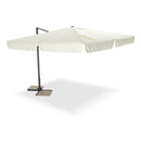 Ombrellone da Giardino Decentrato Quadrato a Sbalzo 3x3m con Apertura e Chiusura a Manovella Taddei Elba