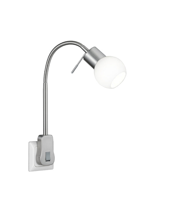 online Spot LED d'intérieur en métal nickel mat