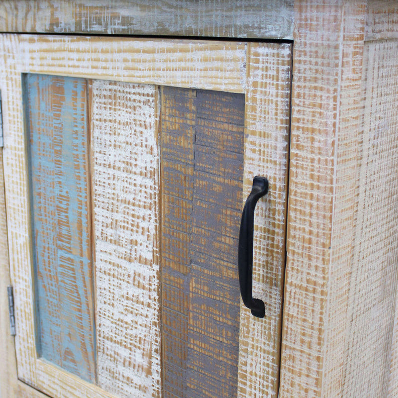 Mobile Timothy 50x40x65 h cm in Legno Multicolor