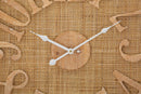 Orologio da Muro Boho Ø 60x4,5 cm in Rattan