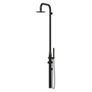 Doccia da Giardino in Acciaio Inox Installazione a Parete Sined Pula Nero 