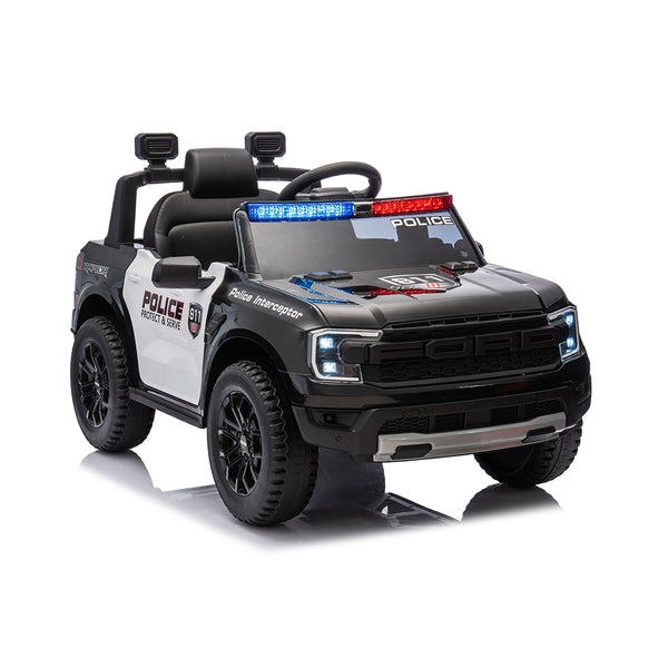 Macchina Elettrica per Bambini Licenza Ufficiale Ford Raptor Police 10,8V Bianco e Nero sconto