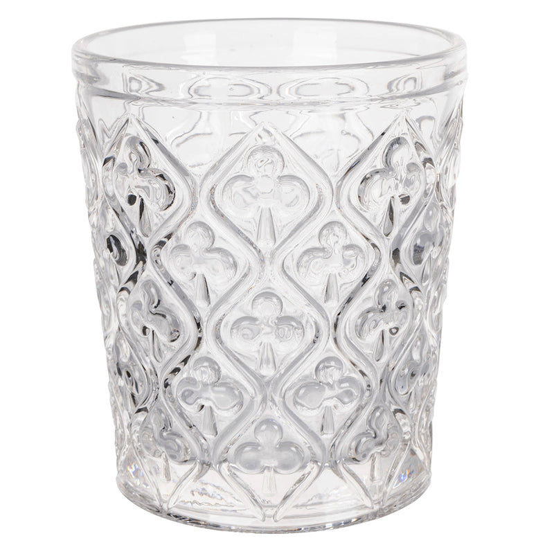 Set 4 Bicchieri Acqua Marrakech Stones in Vetro VdE Tivoli 1996 Grigio