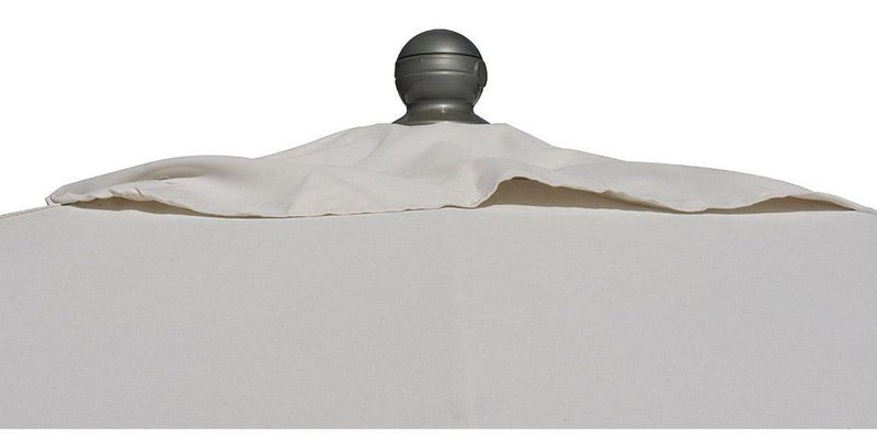 Ombrellone da Giardino 3x3m in Alluminio con Manovella Milano S Bianco