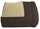 Couette Hiver Double Face 300gr Marron/Crème