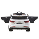 Macchina Elettrica per Bambini 12V con Licenza Audi Q7 Bianco
