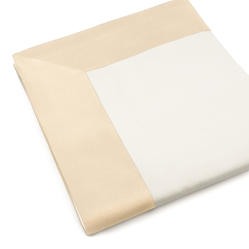 Set Lenzuola Matrimoniali Sopra Sotto e Federe Balza in Raso Mitera Diamante Maiolica 