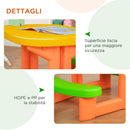 Tavolino Picnic per Bambini 95x73x46 cm in HDPE Multicolore