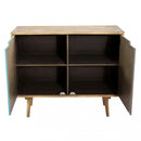 Mobiletto Niagara 80x35,5x66,8 h cm in Legno Multicolor