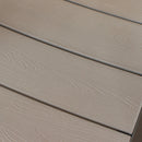 Poltrona Cervia Impilabile 58x58x89 h cm in Alluminio Taupe