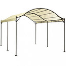 Gazebo Arco da Giardino 3x4 m in Acciaio Antracite