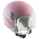 Casco Demi-Jet per Bambini Visiera Sagomata CGM Magic Mono 205A Rosa Opaco Varie Misure