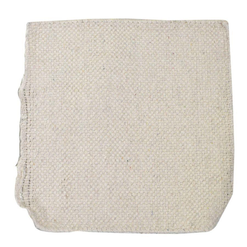 Tappeto Bagno Design Trama Semplice 50x150 cm in Cotone Bianco