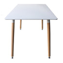 Tavolo da Cucina 160x80x74 cm in legno Bianco