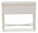 Consolle 4 Cassetti 90x38x78 cm in Legno Soriani Bianco Anticato