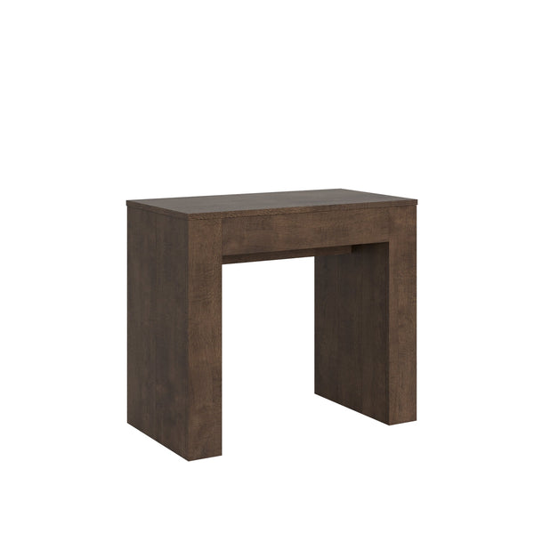 Consolle Allungabile 90-307x49x78 cm in Nobilitato Marrone prezzo