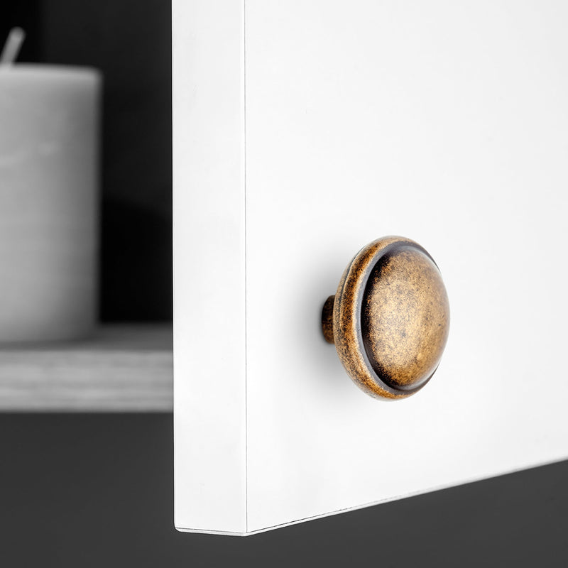 Pomolo per Mobile 32 mm Zama Bronzo 25 Pezzi Emuca