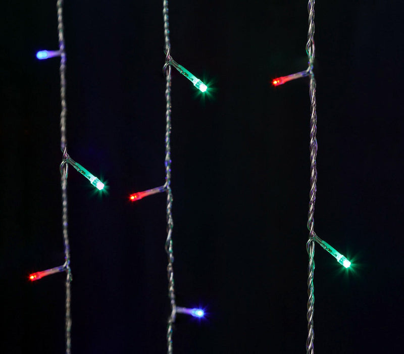 Mantello Luminoso di Natale 180 LED 4,8W Multicolor