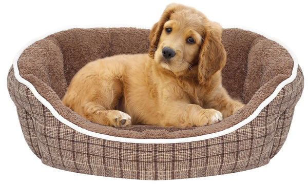 prezzo Chenil pour Chiens et Chats en Ecosse Marron Polyester Différentes Tailles