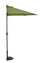 Kalife Mezzaluna Parasol de Jardin 2,7m Olive en Aluminium