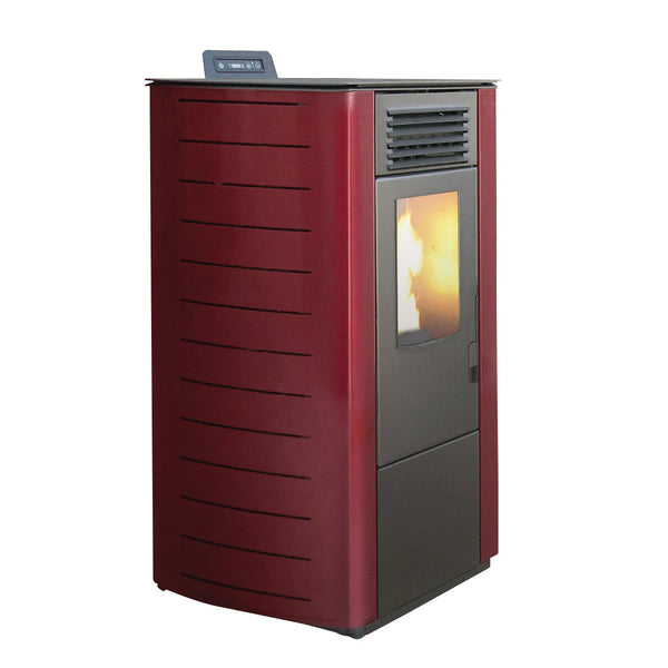 Poêle Pellet Air 9 Kw 230 M3 King 12 Canalisé Bordeaux acquista