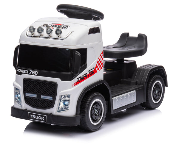 online Camion électrique pour enfants 6V petit camion blanc