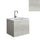 Mobile Lavatoio Sospeso Vasca Zeus in MineralMarmo Apertura a Cassettone 80x48x50 cm Olmo Bianco