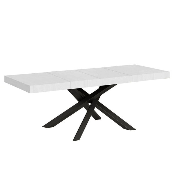 Table extensible 180/284x90x77 cm Volantis Premium Frêne Blanc prezzo