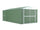 Jardinière en tôle d'acier porte-outils 327x611x235 cm Enaudi Vert